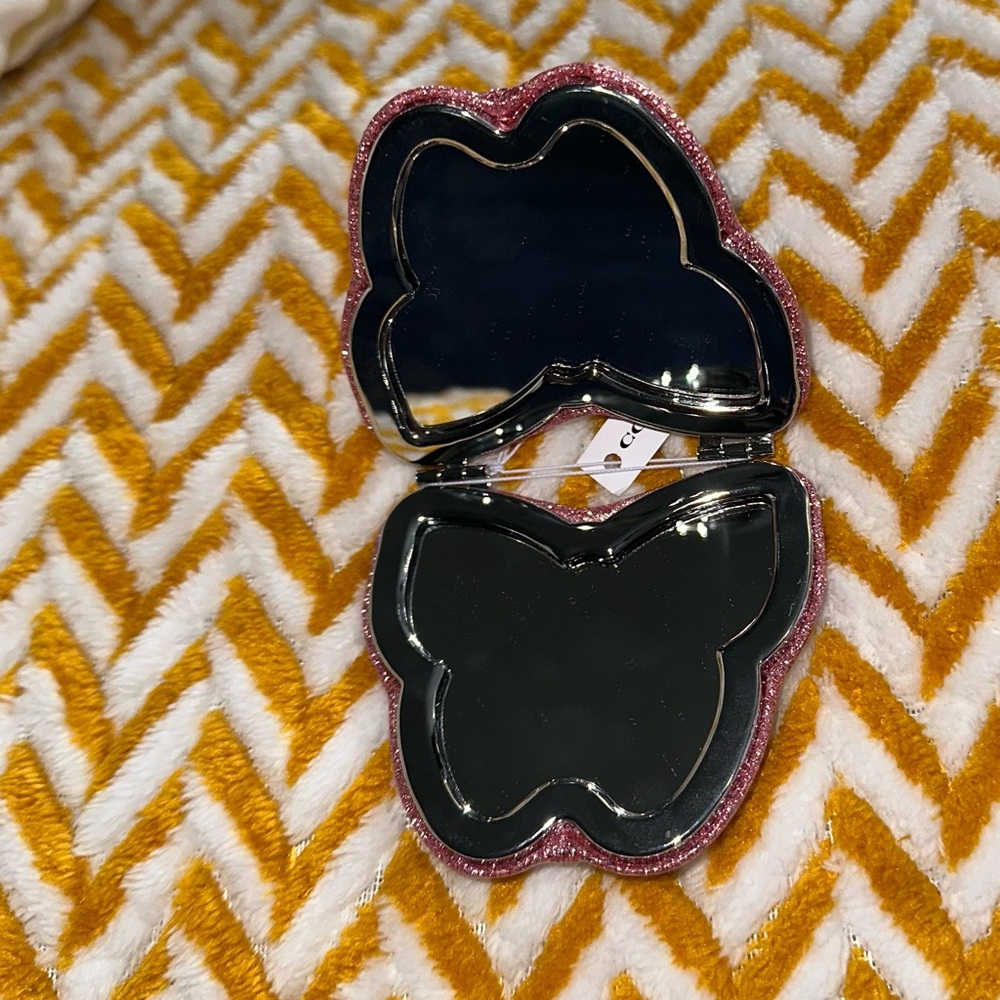 Coach Pink Glitter Butterfly Mirror - Picture 3 of 9